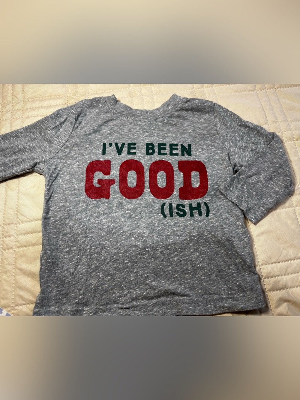 jumping beans 12M ‘I’ve been GOODish’ Graphic Tee